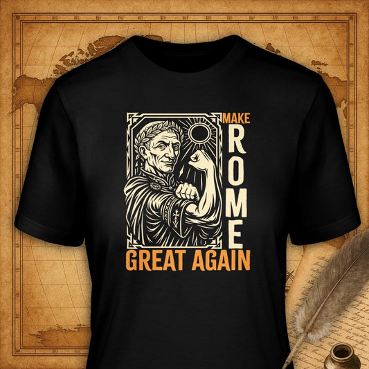 Make Rome great again T-Shirt-T-Shirt-My Store-Black-S-Ink and Empire