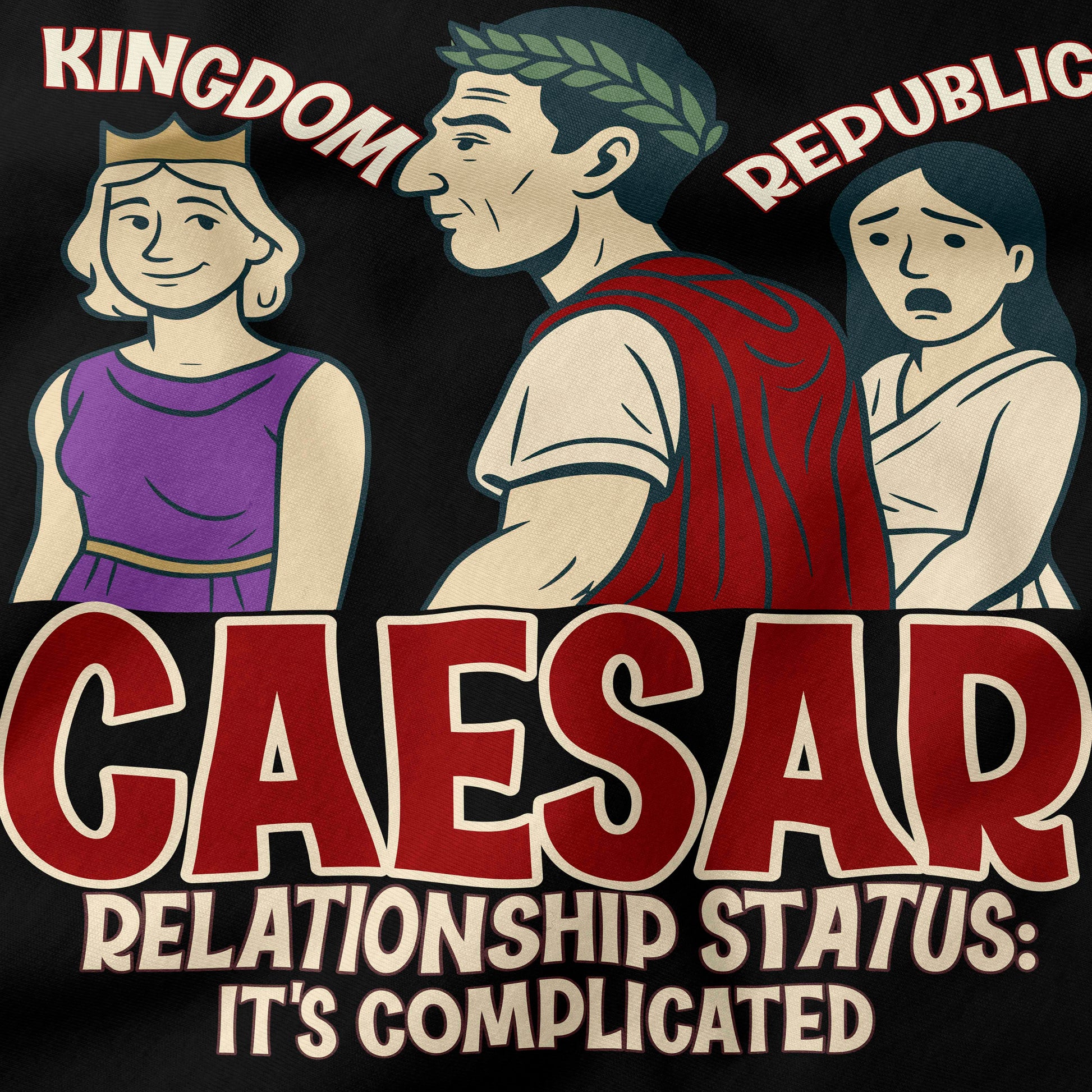 Caesar It's complicated T-Shirt-T-Shirt-My Store-Ink and Empire