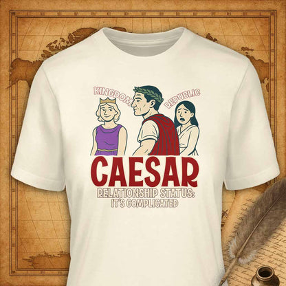 Caesar It's complicated T-Shirt-T-Shirt-My Store-Natural-S-Ink and Empire