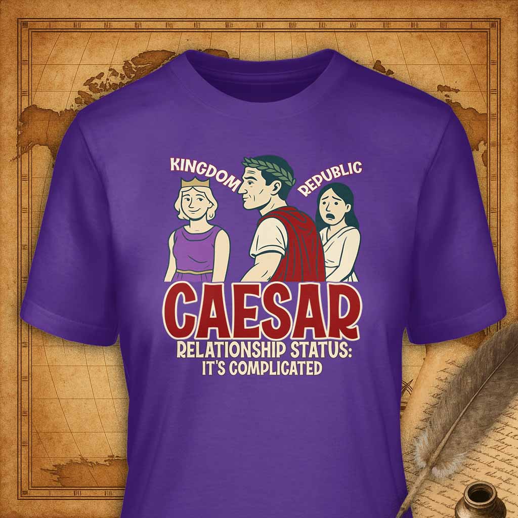 Caesar It's complicated T-Shirt-T-Shirt-My Store-Purple-S-Ink and Empire