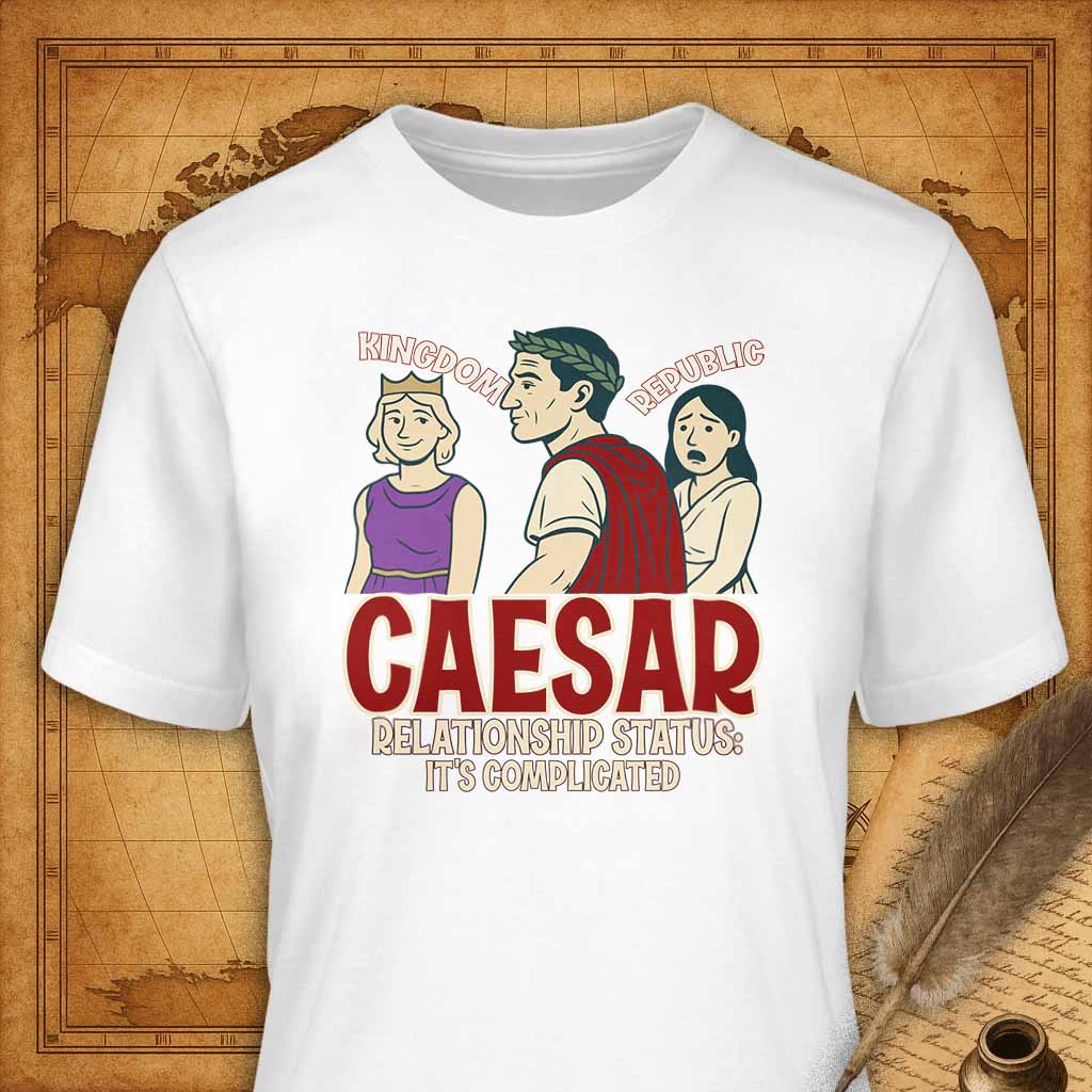 Caesar It's complicated T-Shirt-T-Shirt-My Store-White-S-Ink and Empire