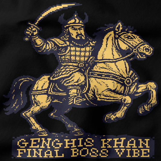 Genghis Khan - Final Boss Vibe T-Shirt-T-Shirt-My Store-Ink and Empire