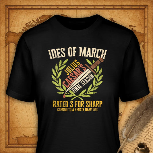 The Ideas of March T-Shirt-T-Shirt-My Store-Black-S-Ink and Empire
