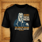 Isaac Newton T-Shirt-T-Shirt-My Store-Black-S-Ink and Empire