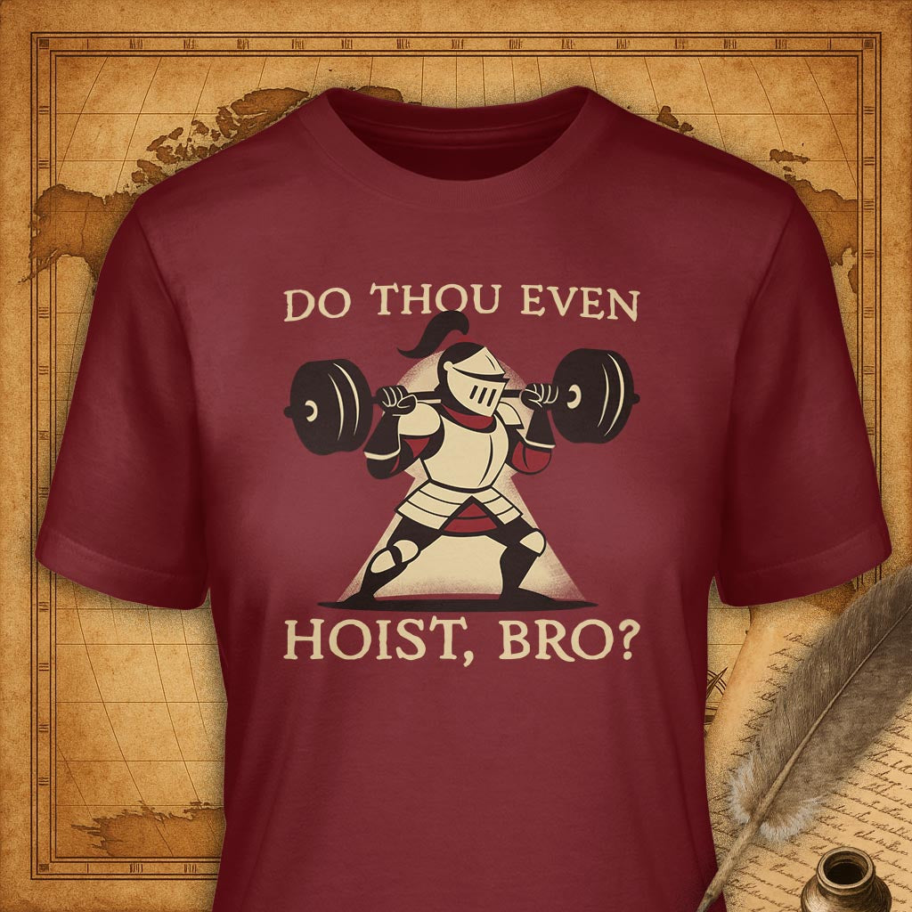 Do you even hoist, bro? T-Shirt-T-Shirt-My Store-Cardinal-S-Ink and Empire