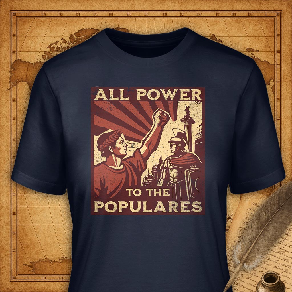 All power to the populares T-Shirt-T-Shirt-My Store-Navy-S-Ink and Empire