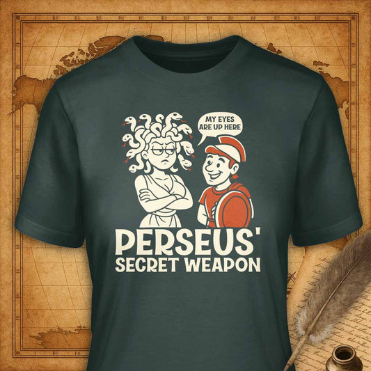 How Perseus Defeated Medusa T-Shirt-T-Shirt-My Store-Ink and Empire