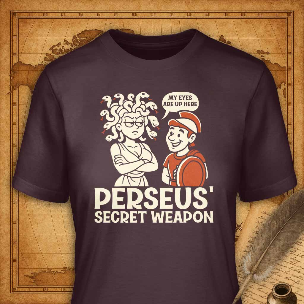 How Perseus Defeated Medusa T-Shirt-T-Shirt-My Store-Ink and Empire