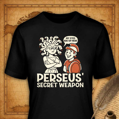 How Perseus Defeated Medusa T-Shirt-T-Shirt-My Store-Ink and Empire