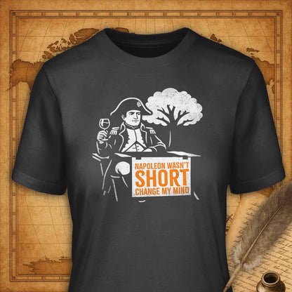 Napoleon wasn't short T-Shirt-T-Shirt-My Store-Dark Grey-S-Ink and Empire