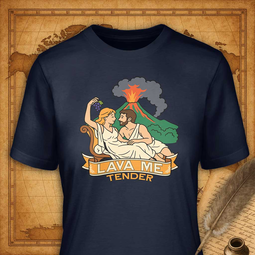 Lava me tender T-Shirt-T-Shirt-My Store-Navy-S-Ink and Empire