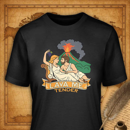 Lava me tender T-Shirt-T-Shirt-My Store-Vintage Black-S-Ink and Empire