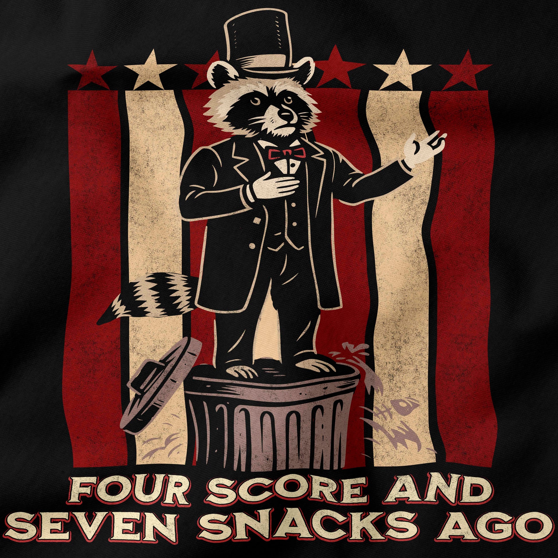 Four scores and seven snacks ago-T-Shirt-My Store-Ink and Empire