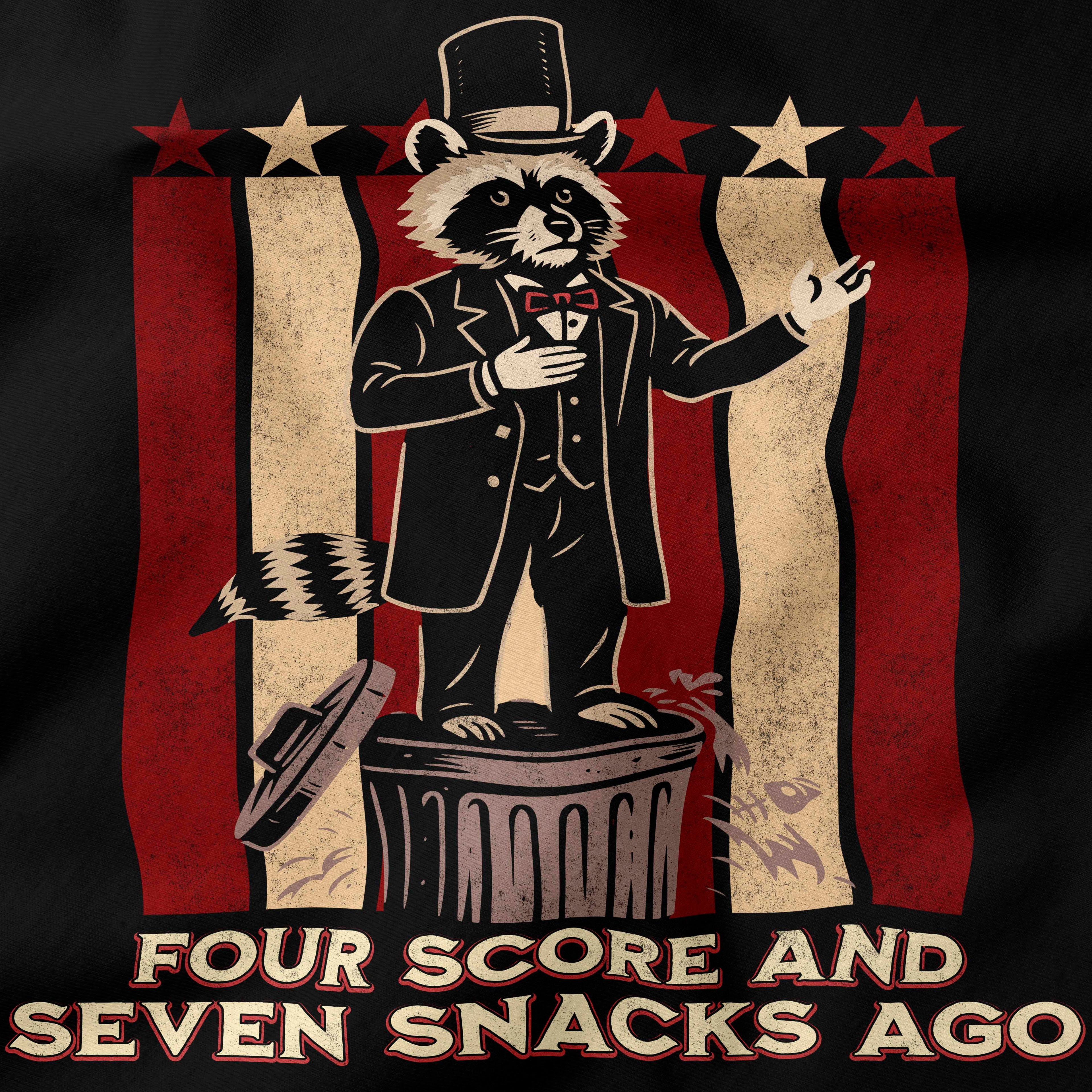 Four scores and seven snacks ago-T-Shirt-My Store-Ink and Empire