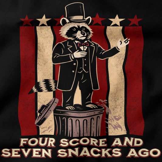 Four scores and seven snacks ago-T-Shirt-My Store-Ink and Empire