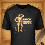 Rock Hard – Since 79 AD T-Shirt-T-Shirt-My Store-Vintage Black-S-Ink and Empire