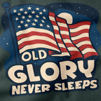 Old Glory Never Sleeps T-Shirt-T-Shirt-My Store-Ink and Empire