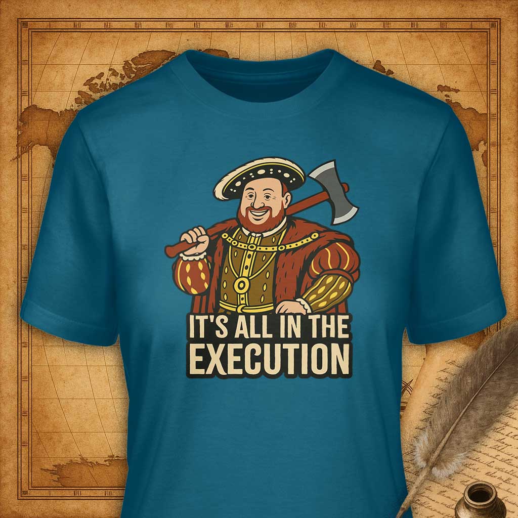 It' all in the execution T-Shirt-T-Shirt-My Store-Deep Teal-S-Ink and Empire