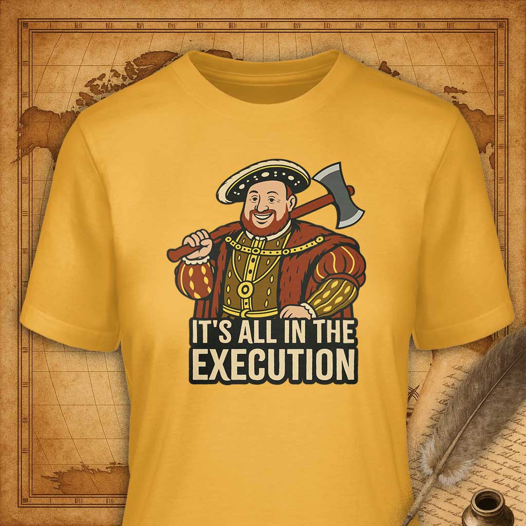 It' all in the execution T-Shirt-T-Shirt-My Store-Gold-S-Ink and Empire