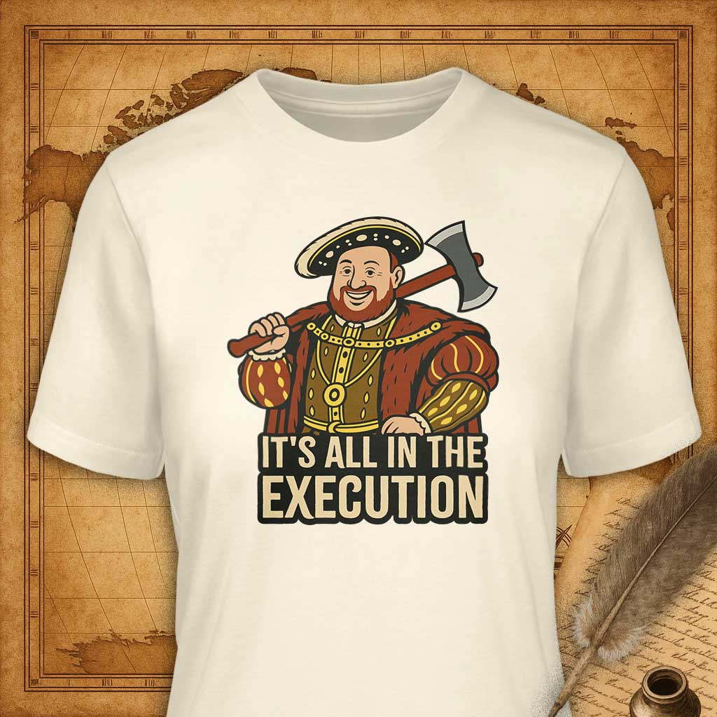 It' all in the execution T-Shirt-T-Shirt-My Store-Natural-S-Ink and Empire