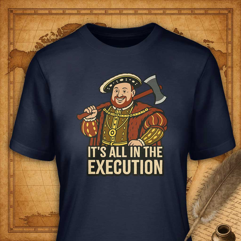 It' all in the execution T-Shirt-T-Shirt-My Store-Navy-S-Ink and Empire