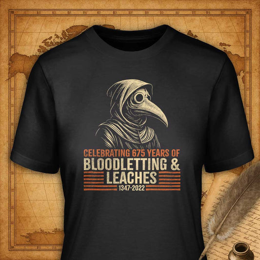 Bloodletting & Leaches T-Shirt-T-Shirt-My Store-Vintage Black-S-Ink and Empire