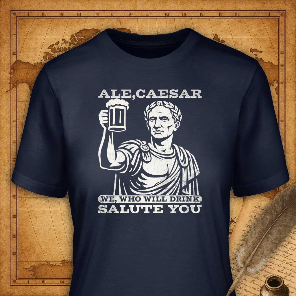 Ale Caesar T-Shirt-T-Shirt-My Store-Navy-S-Ink and Empire