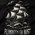 Plymouth or bust T-Shirt-T-Shirt-My Store-Ink and Empire