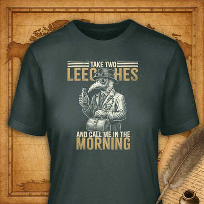 Take two leeches T-Shirt-T-Shirt-My Store-Forest Green-S-Ink and Empire