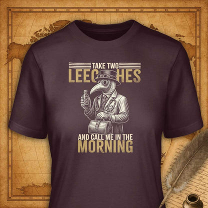 Take two leeches T-Shirt-T-Shirt-My Store-Maroon-S-Ink and Empire