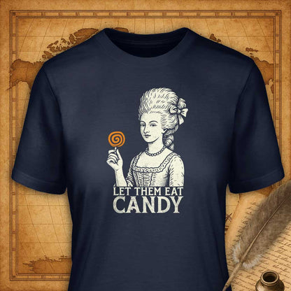 Let them eat candy T-Shirt-T-Shirt-My Store-Navy-S-Ink and Empire