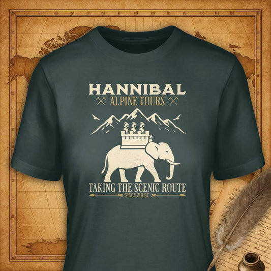 Hannibal Alpine Tours T-Shirt-T-Shirt-My Store-Forest Green-S-Ink and Empire