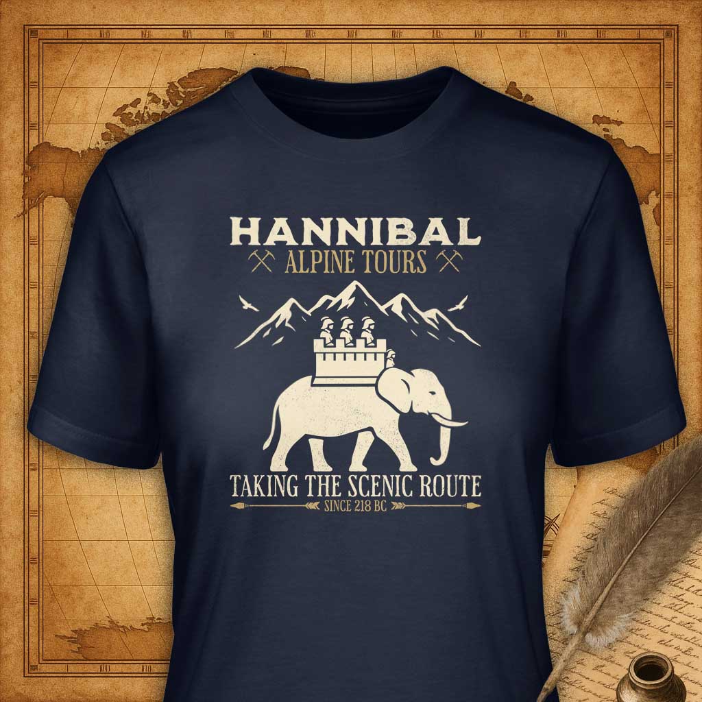 Hannibal Alpine Tours T-Shirt-T-Shirt-My Store-Navy-S-Ink and Empire
