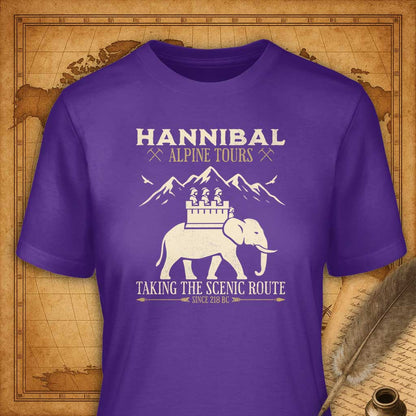 Hannibal Alpine Tours T-Shirt-T-Shirt-My Store-Purple-S-Ink and Empire