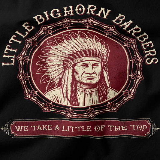 Little Bighorn Barbers T-Shirt-T-Shirt-My Store-Ink and Empire