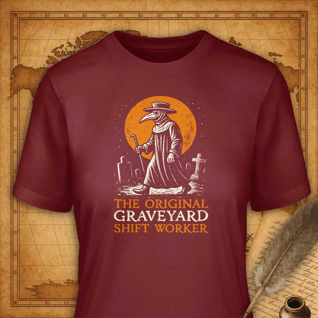 The original graveyard shirt worker T-Shirt-T-Shirt-My Store-Cardinal-S-Ink and Empire