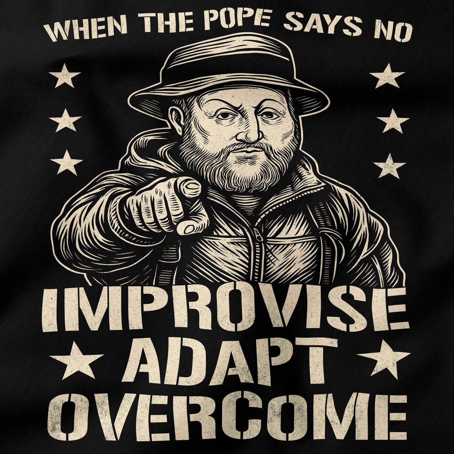Improvise Adapt Overcome T-Shirt-T-Shirt-My Store-Ink and Empire