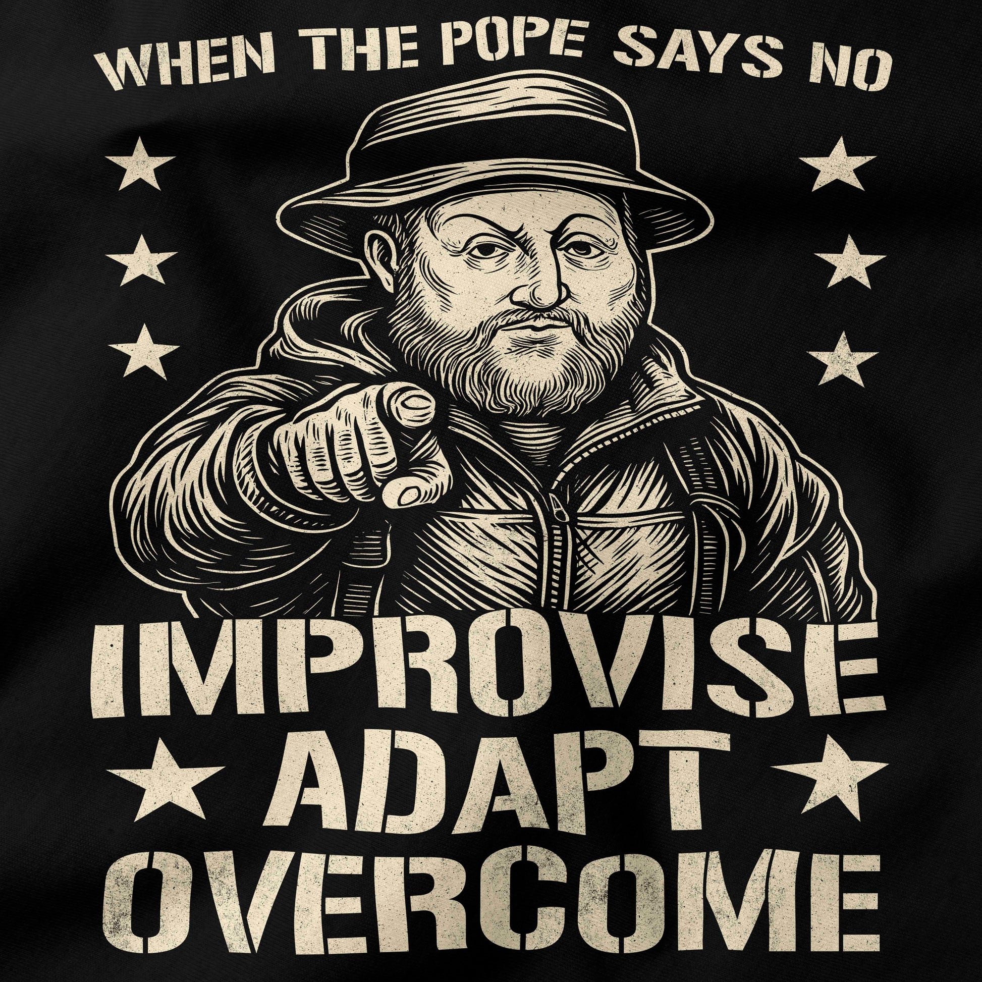 Improvise Adapt Overcome T-Shirt-T-Shirt-My Store-Ink and Empire