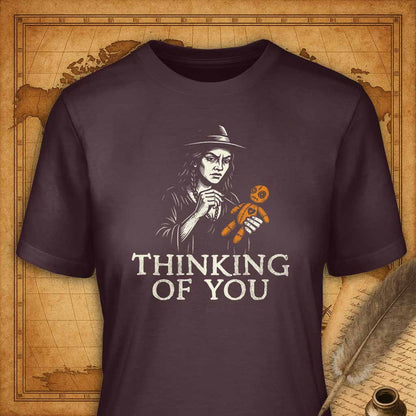 Thinking of your T-Shirt-T-Shirt-My Store-Maroon-S-Ink and Empire