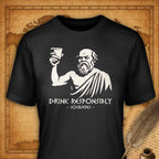 Drink Responsably T-Shirt-T-Shirt-My Store-Vintage Black-S-Ink and Empire