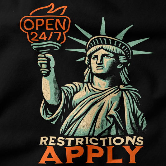 Lady Liberty Open 24/7 T-Shirt