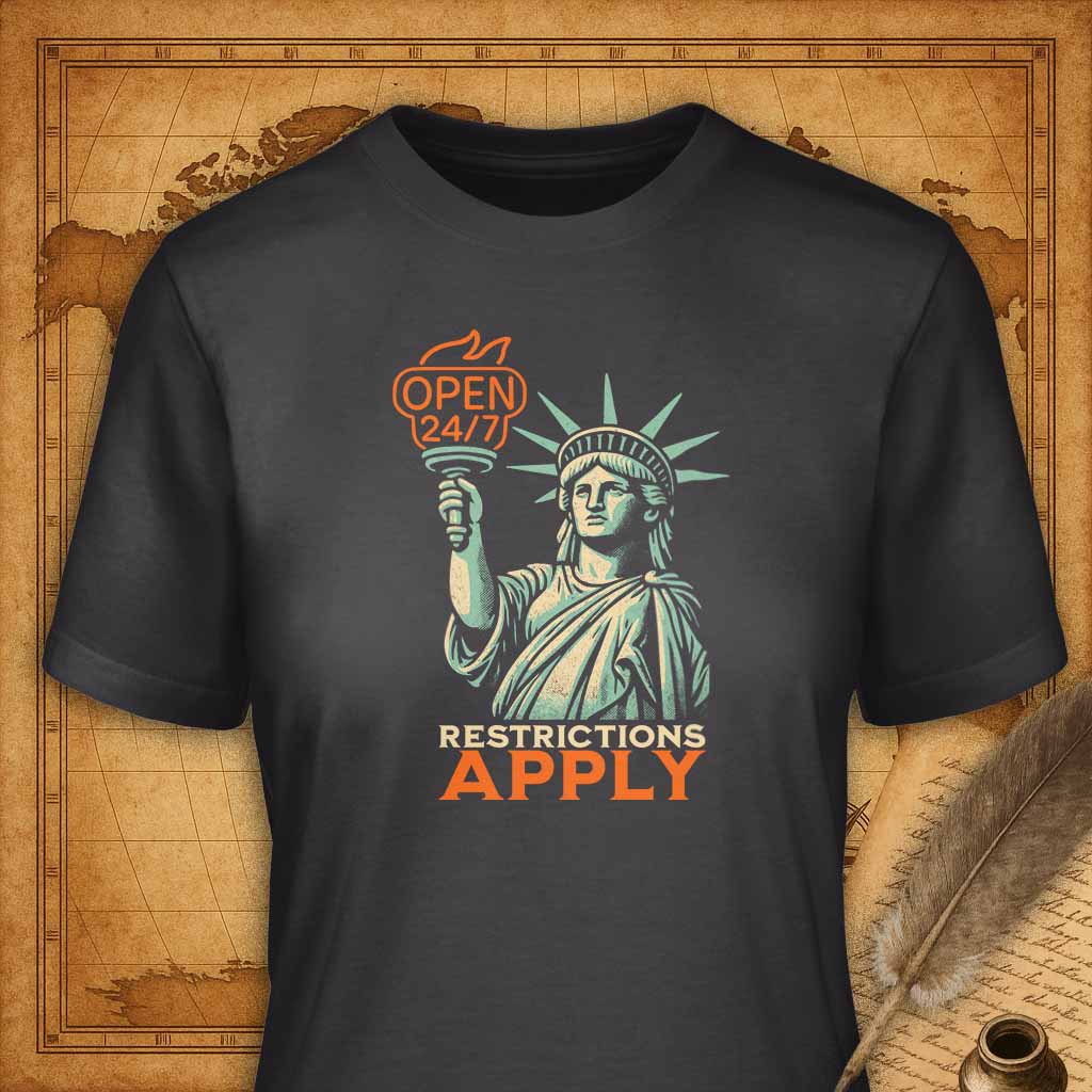 Lady Liberty Open 24/7 T-Shirt