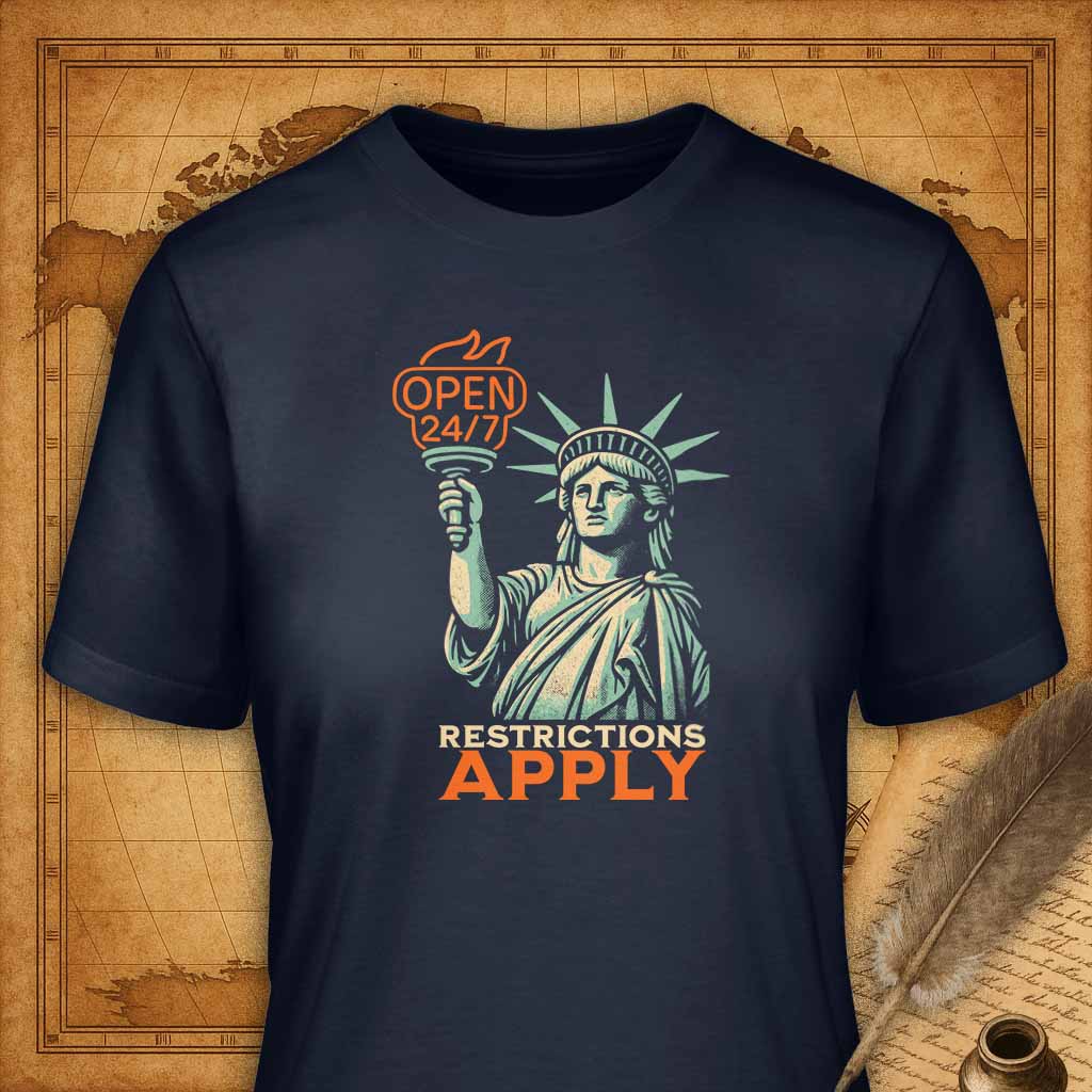 Lady Liberty Open 24/7 T-Shirt