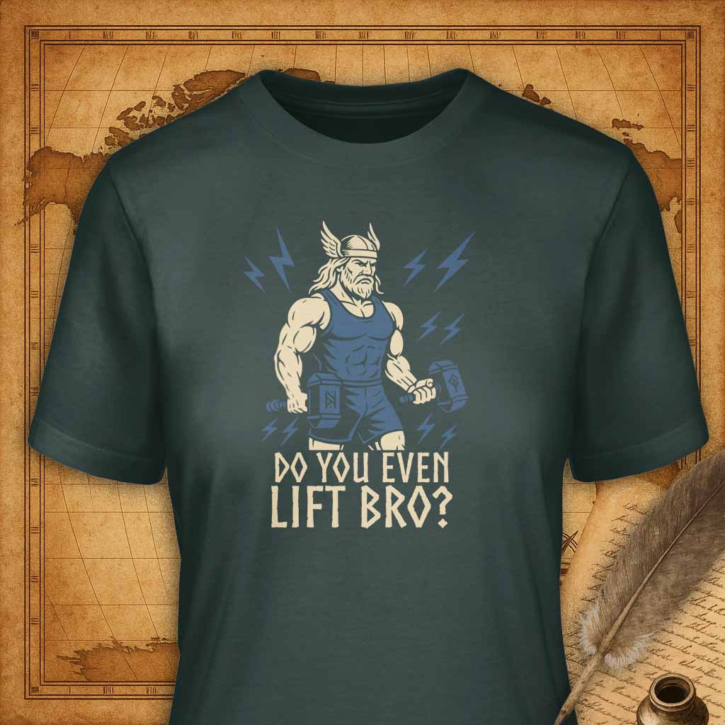 Do You Even Lift Bro Viking T-Shirt