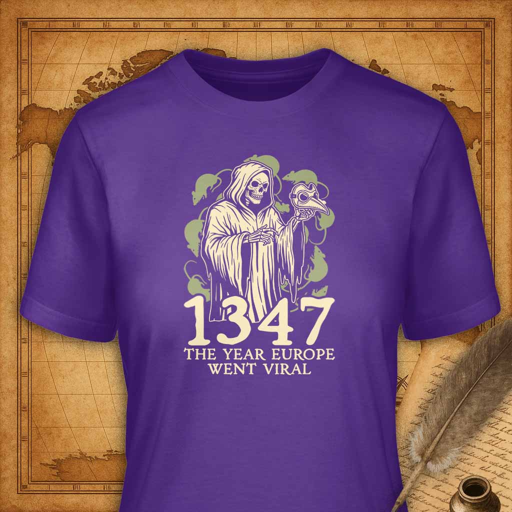 1347 The Year Europe Went Viral T-shirt