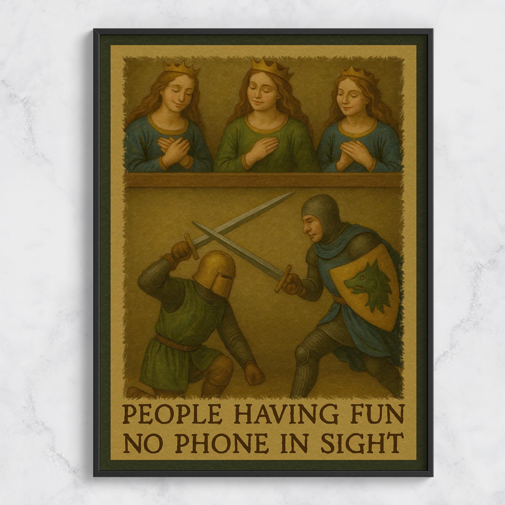 People Having fun no phone in sight