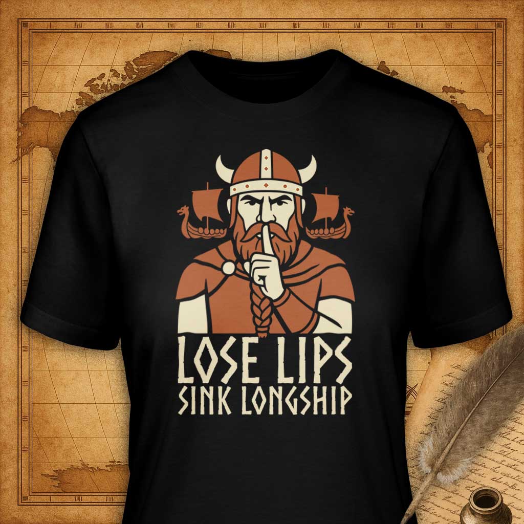 Loose Lips Sink Longship T-Shirt
