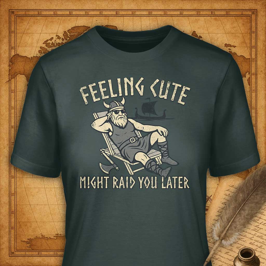 Feeling cute might raid you later T-Shirt