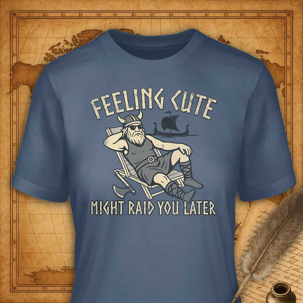 Feeling cute might raid you later T-Shirt