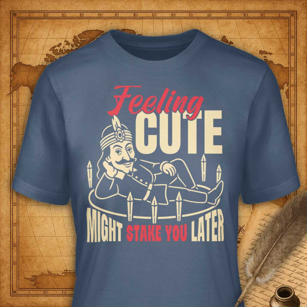 Feeling cute might stake you later T-Shirt